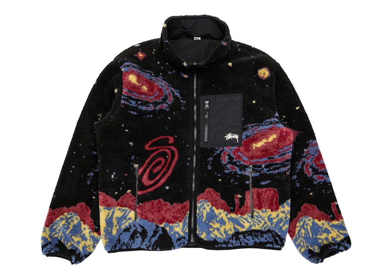 Stussy Cosmos Reversible Jacket Black/Multi Men's - SS23 - US