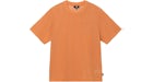 Stüssy Cotton Mesh Crew T-Shirt Orange