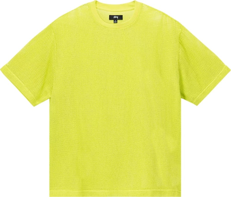 トップス *23SS*STUSSY COTTON MESH Stussy Cotton Mesh SS Crew Lime - SS23 - US