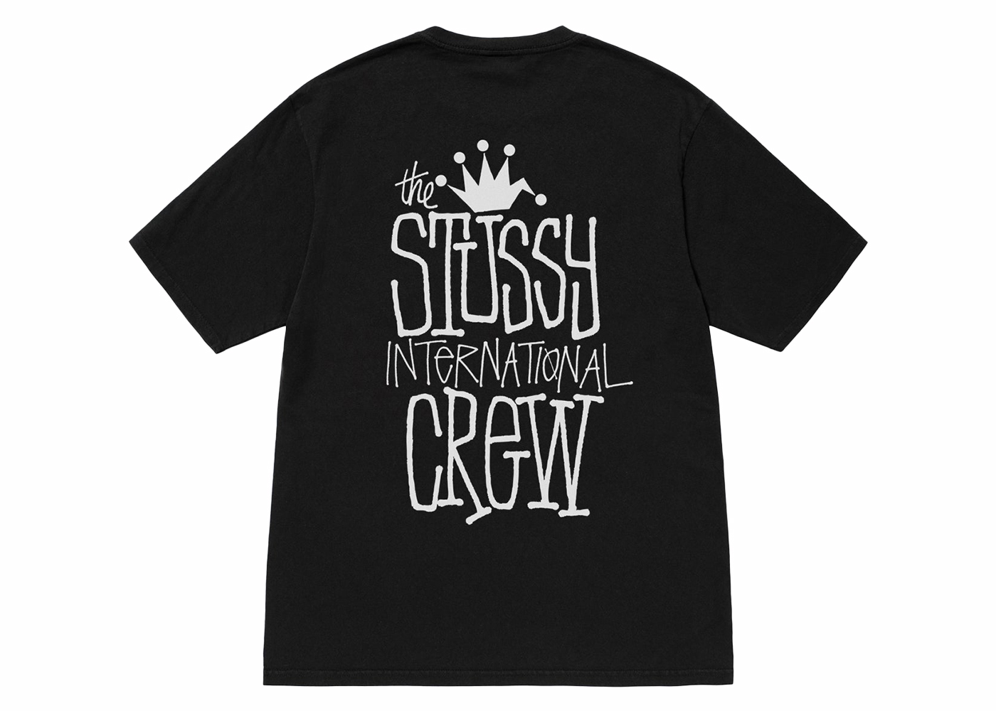 Stussy Crown International Pigment Dyed Tee Black メンズ - SS24 - JP