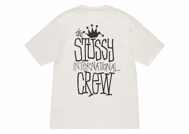 Stussy Crown International Pigment Dyed Tee Natural Men's - SS24 - GB