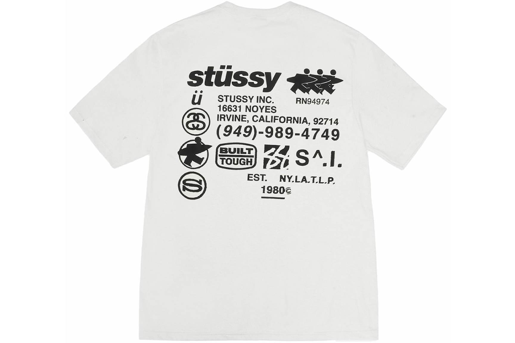Stussy Dna Pigment Dyed T-Shirt Natural