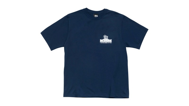 Stussy Designs Tee Blauw