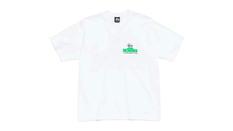 Stussy Designs Tee Weiß