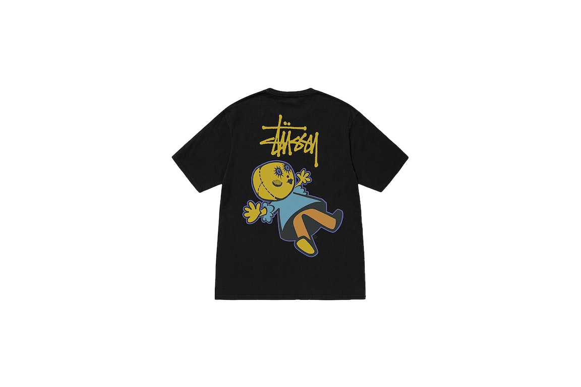 Pre-owned Stussy Dollie Pigment Dyed Tee Black