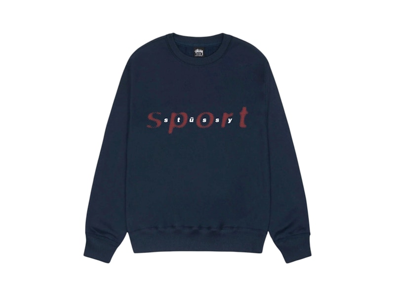 トップス Stussy DOT SPORT CREW SWEAT Stussy-Dot-Sport-Crew-