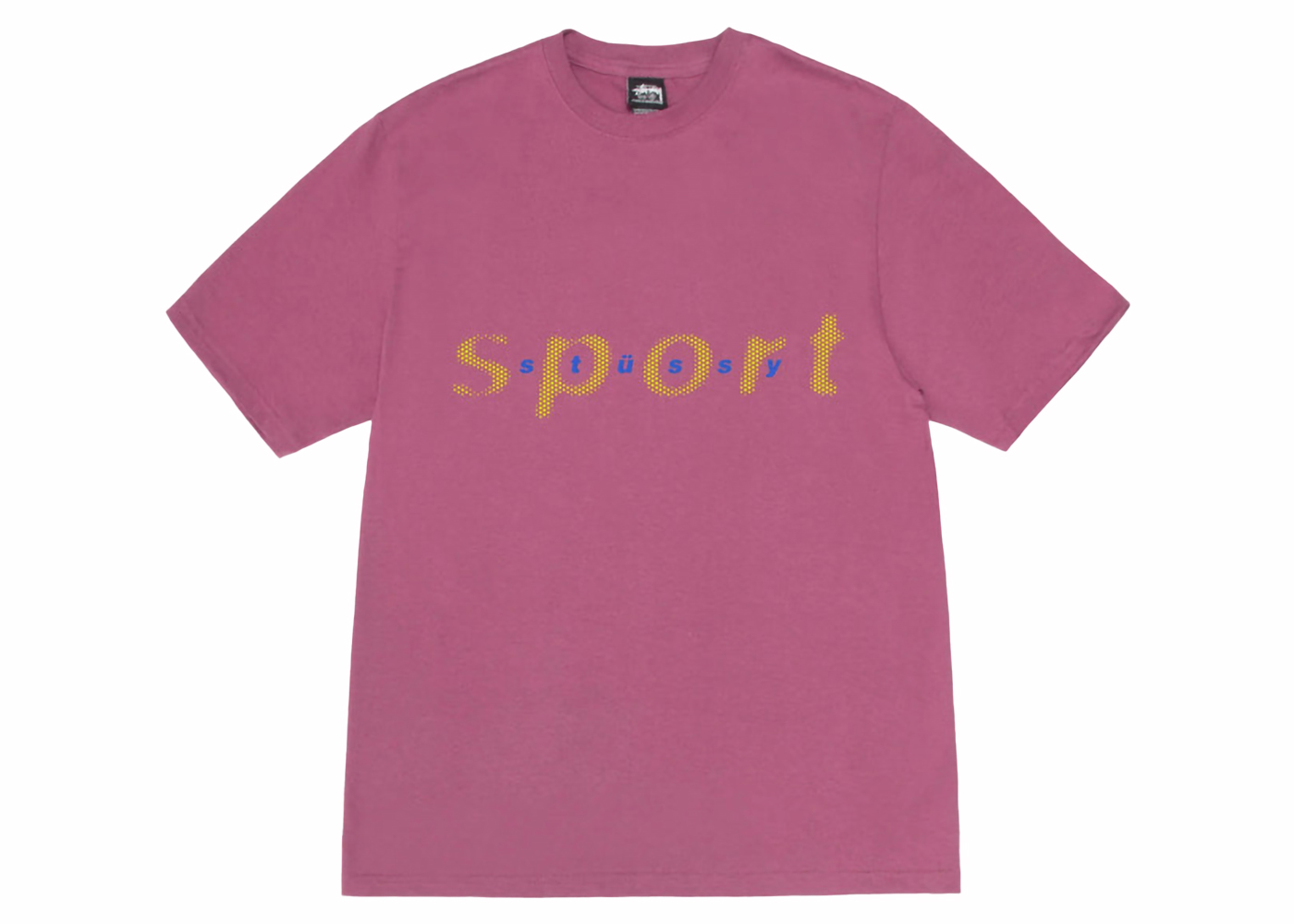 Stussy Dot Sport T-shirt Berry Men's - SS24 - US