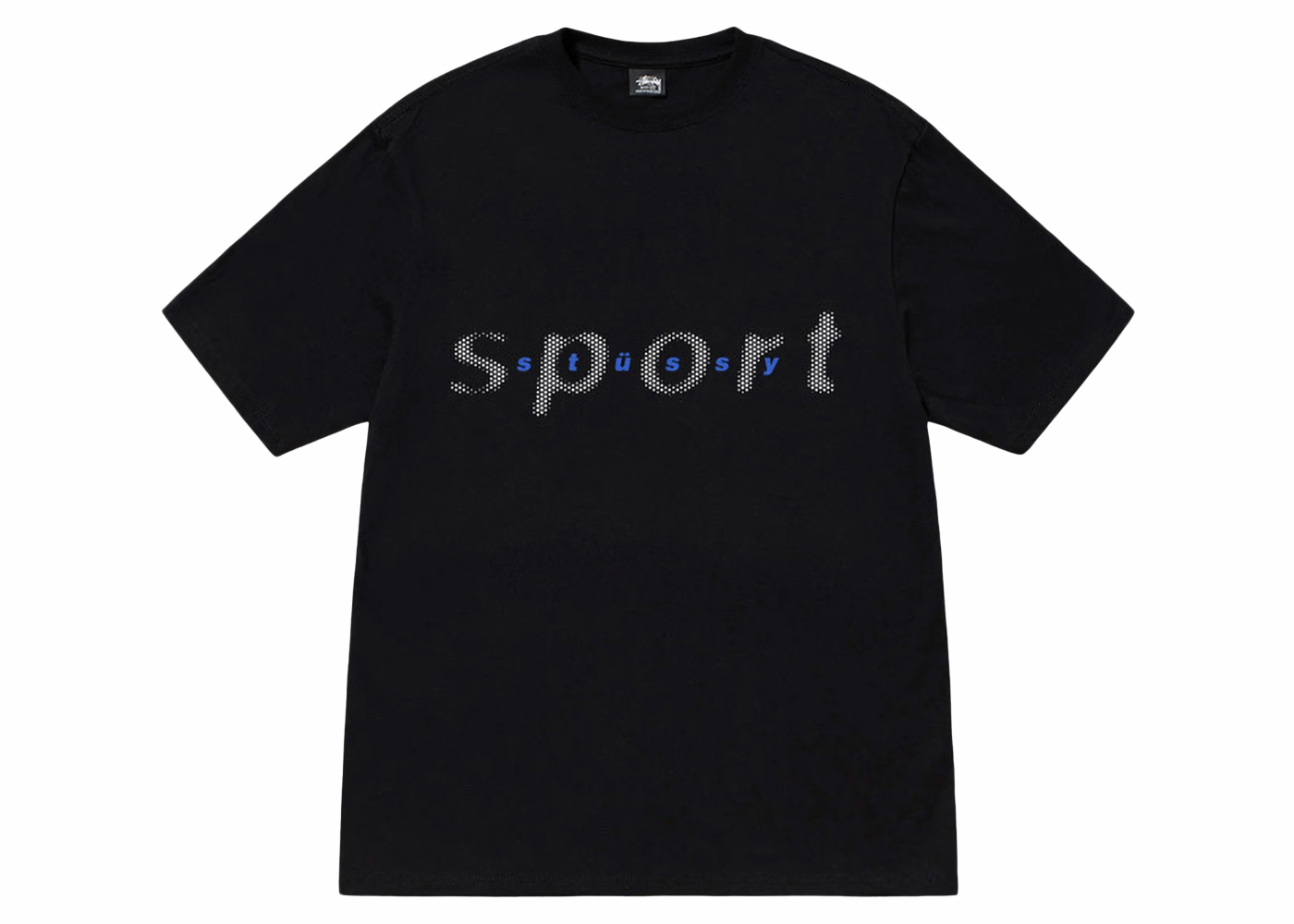 Stussy Dot Sport T-shirt Black Men's - SS24 - US