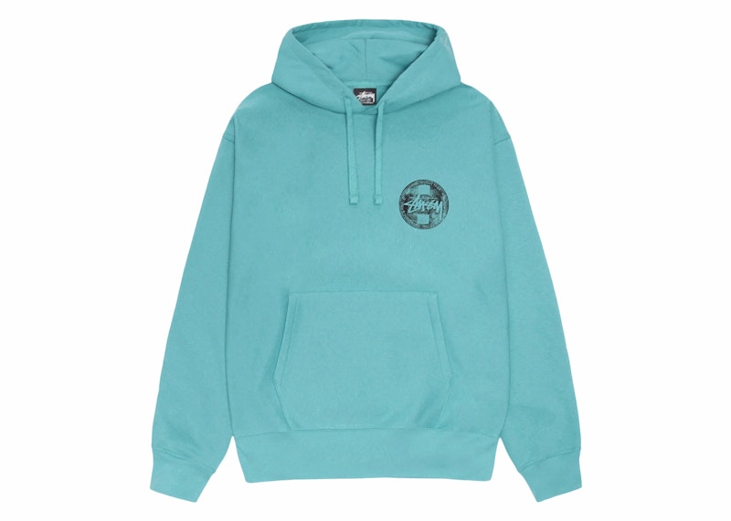 ★24SS 大人気★STUSSY DOT STAMP HOODIE Stussy Dot Stamp Hoodie Ash Heather Men's - SS24 - US