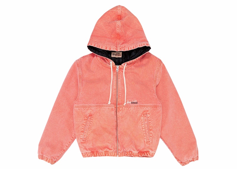 Stussy Double Dye Work Jacket Faded Red