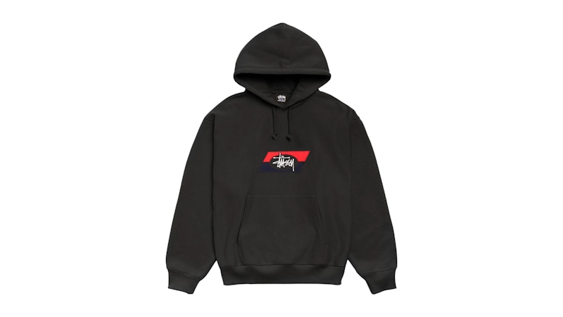 STUSSY embroidery スカジャン Stussy Japan Centre Embroidery Logo Pullover Hoodie Size XL