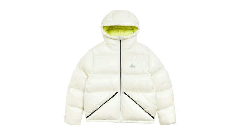 Stussy Down Micro Ripstop Parka Bone
