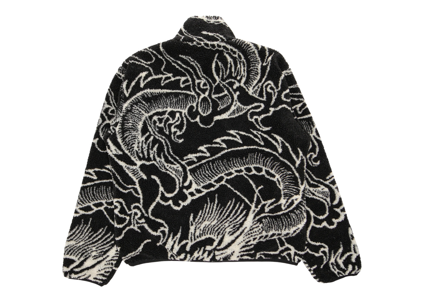 Stussy Dragon Sherpa Jacket Black Men's - FW22 - US
