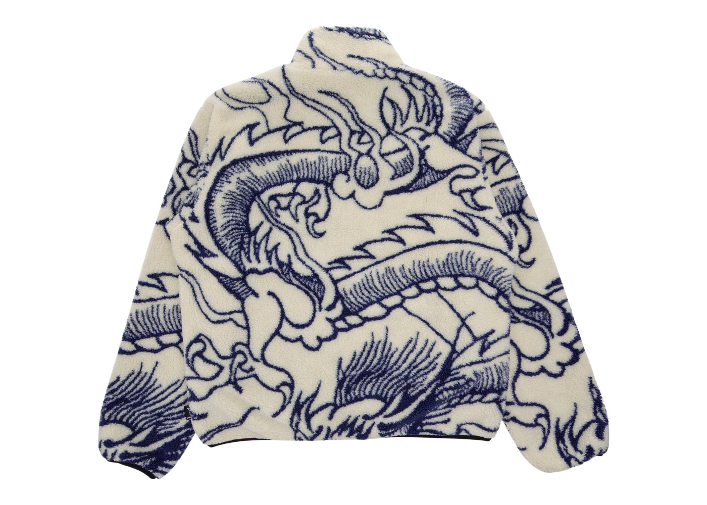 Stussy Dragon Sherpa Jacket Natural Men's - FW22 - US