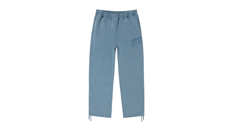 「yama8さん専用」STUSSY FLEECE PANT FADED Stussy Faded Graphic Fleece Pant Washed Navy Men's - FW25 - US