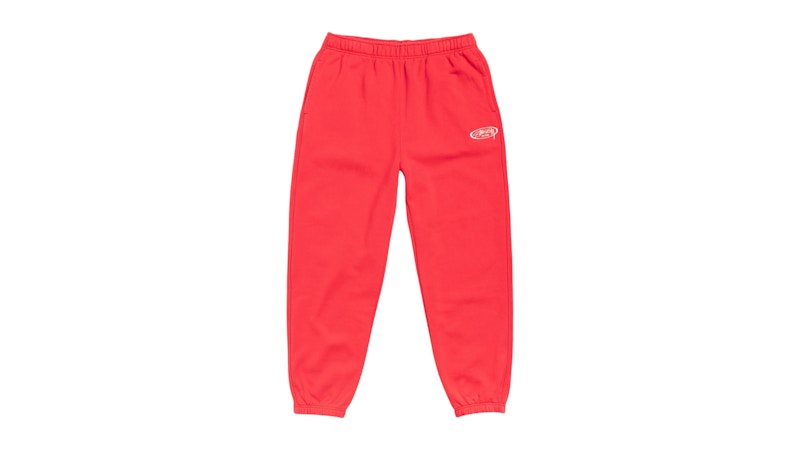 Stussy Fleece Track Pant Red