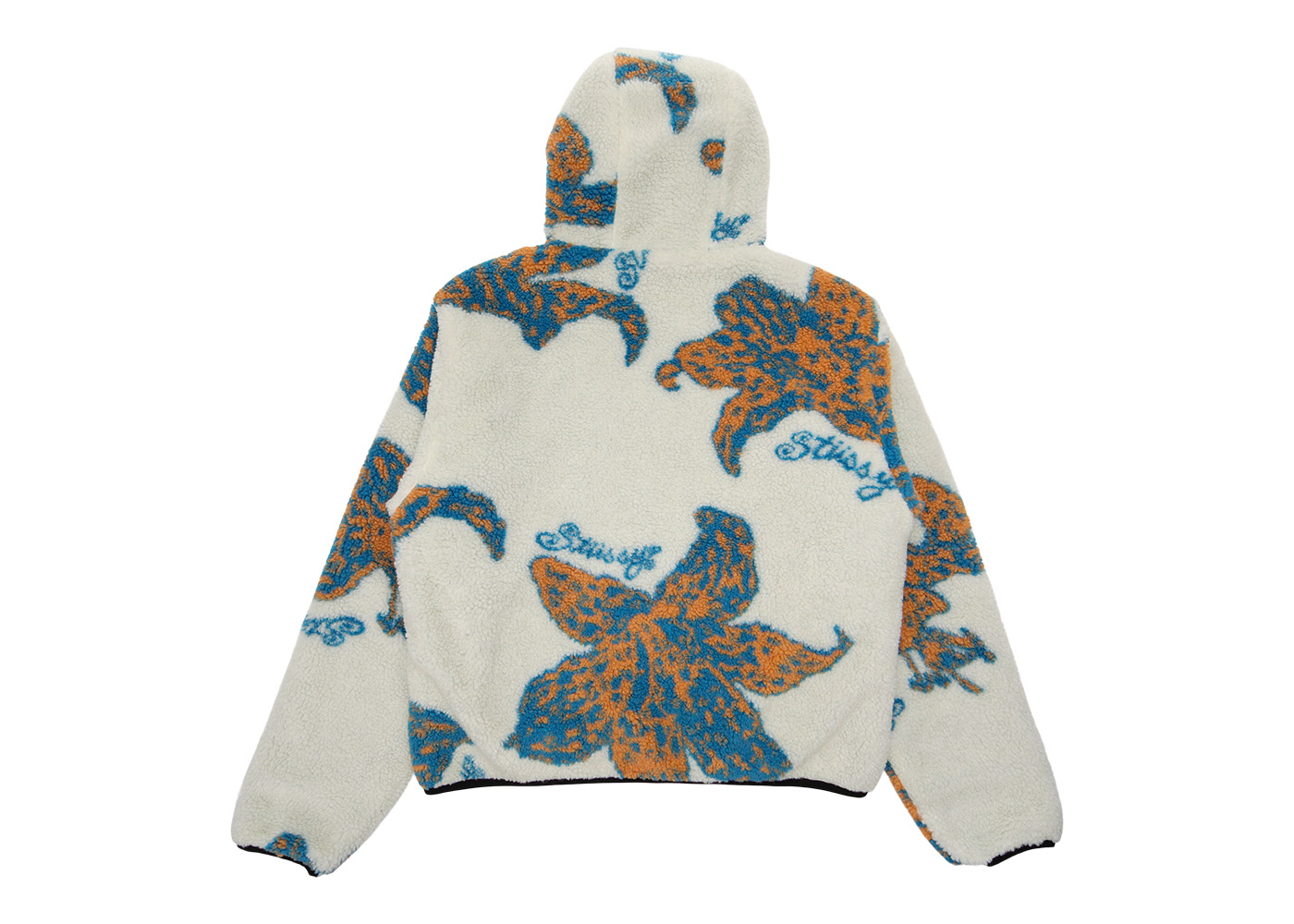 Stussy hoodie floral hot sale