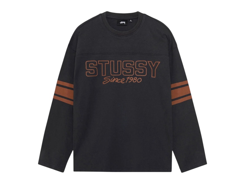 トップス Stussy Football Crew Black M Stussy Football Crew Black Men's - FW25 - US