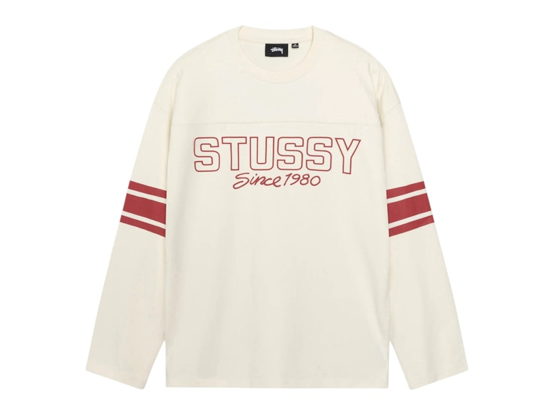 Stussy Football Crew Bone Men's - FW25 - US
