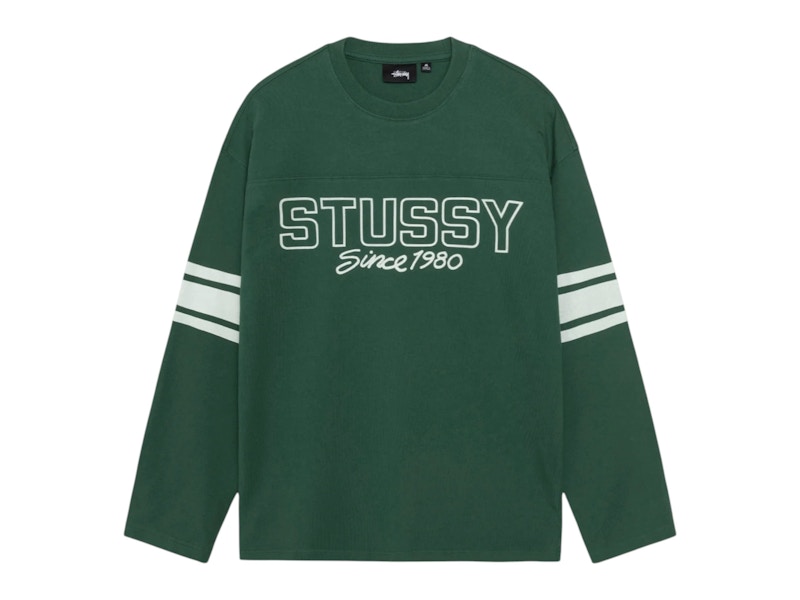 トップス Stussy Football Crew 25FW M size Stussy Football Crew Green Men's - FW25 - GB