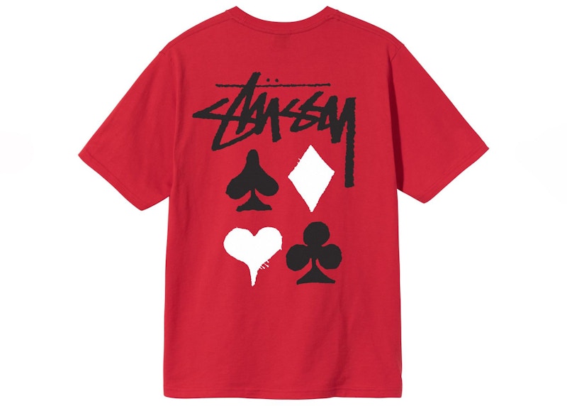 Stussy Full Deck 2 Tee Red - SS21 - US