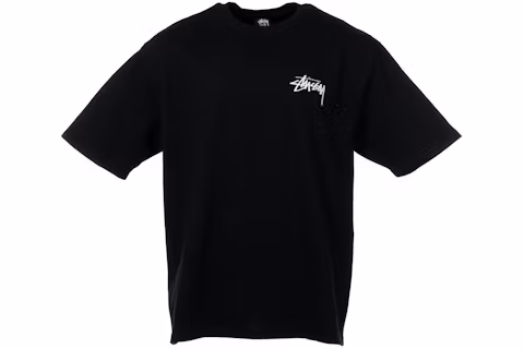 Stüssy Fuzzy Dice Tee 'Black' item vooraanzicht