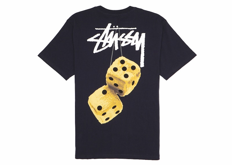 Stussy Fuzzy Dice Tee Navy メンズ - SS22 - JP