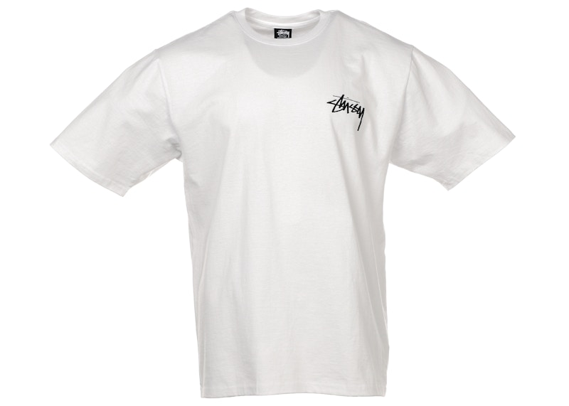 Stussy Fuzzy Dice Tee White