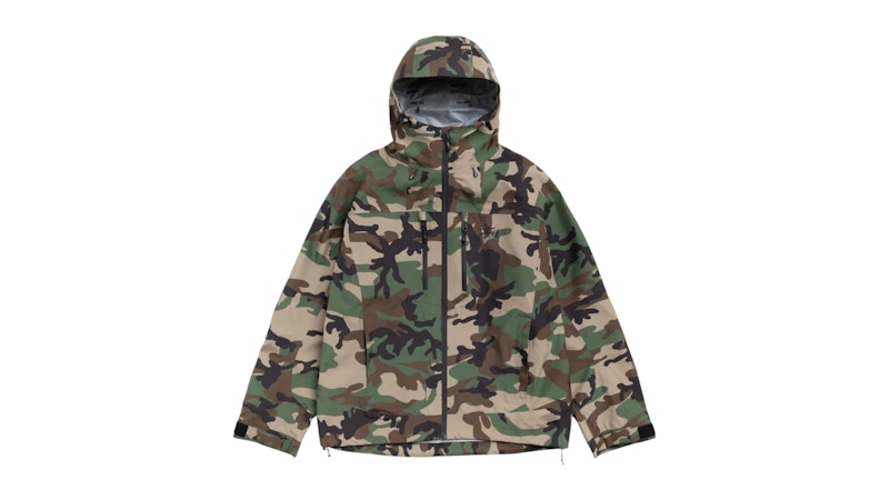 Stussy GORE-TEX Guide Shell Jacket Woodland Camo Men's - SS26 - US