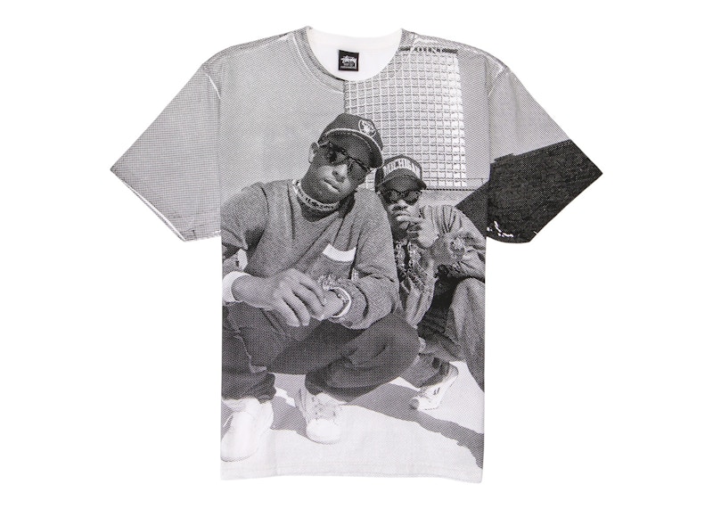 ホワイトStussy x Gang Starr Gang Starr Tee White