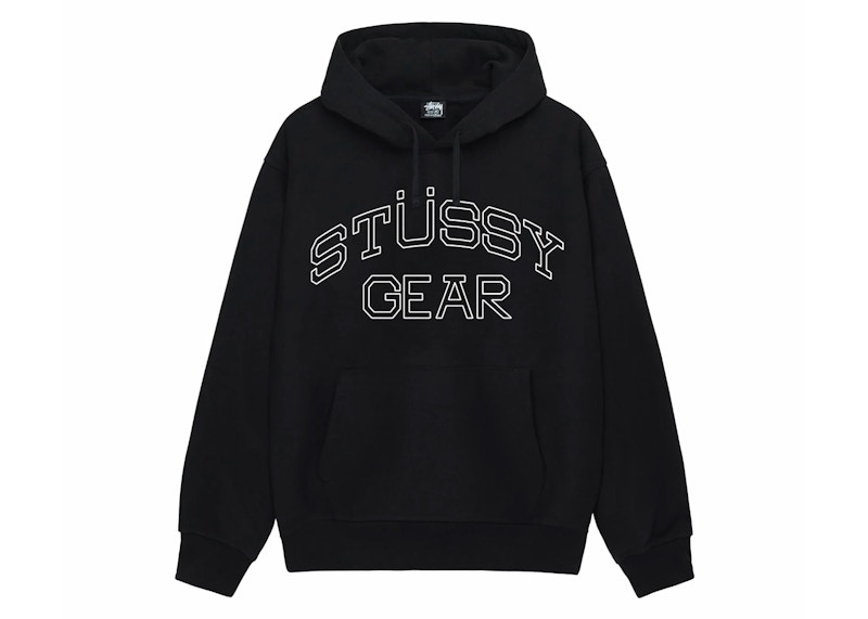 人気 ☆STUSSY☆ TOUGH GEAR HOODIE BLACK Stüssy Black 'Tough Gear' Hoodie Stussy