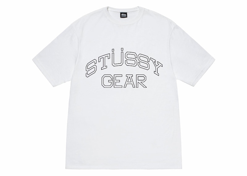 Pre-owned Stussy Men's  Gear Tee Shirt In White
