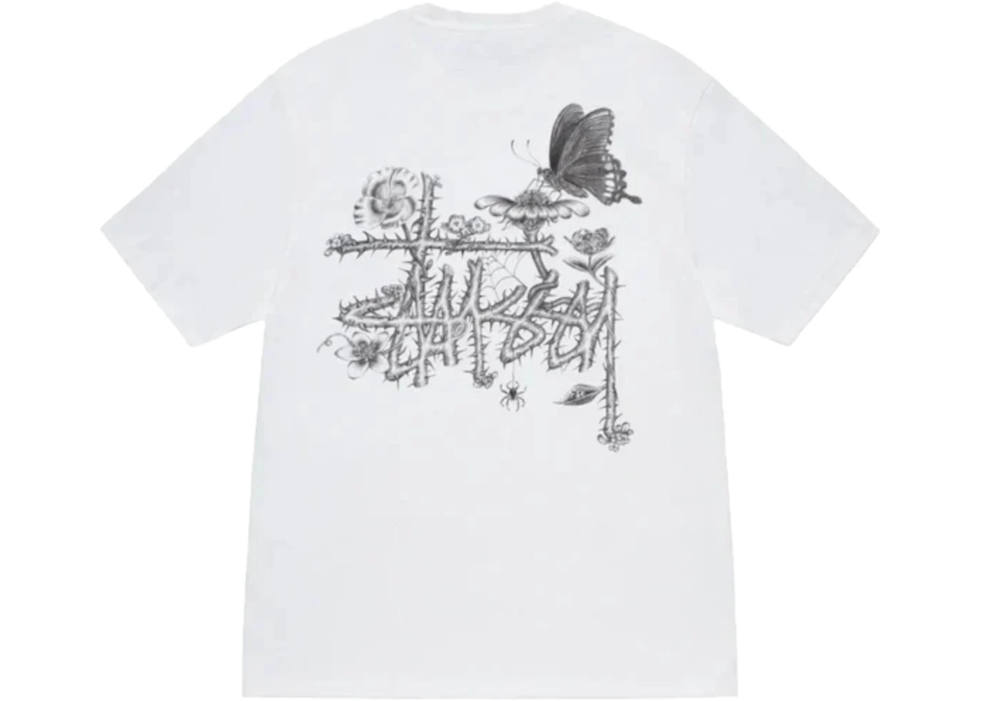 Stussy In Bloom Tee White Men's SS25 US - Main Image