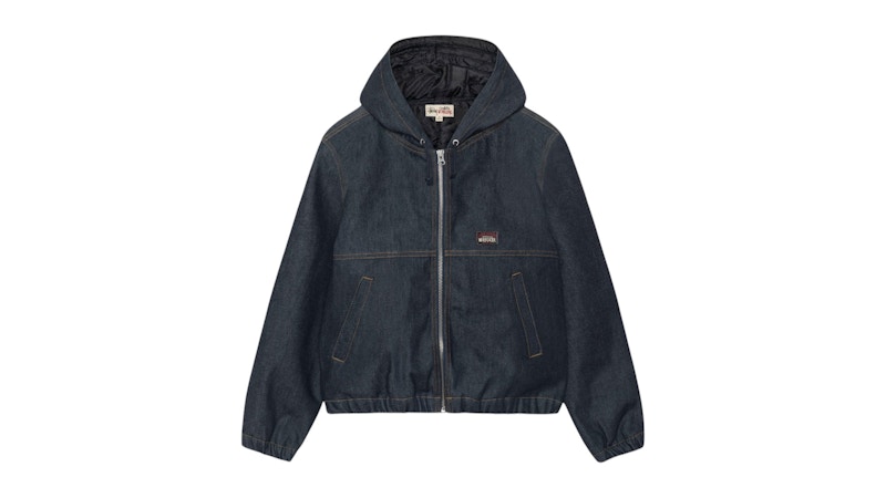 グランド牧場 セレクトセール Raw Jacket Work Denim Insulated Stussy Indigo US - SS25 - Men's ジャケット・アウター