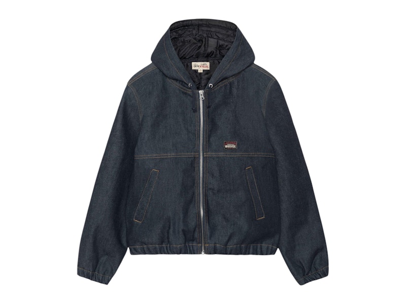 ジャケット・アウター STUSSY COLOR DENIM JACKET Stussy Insulated Work Raw Denim Jacket Indigo Men's - FW25 - US