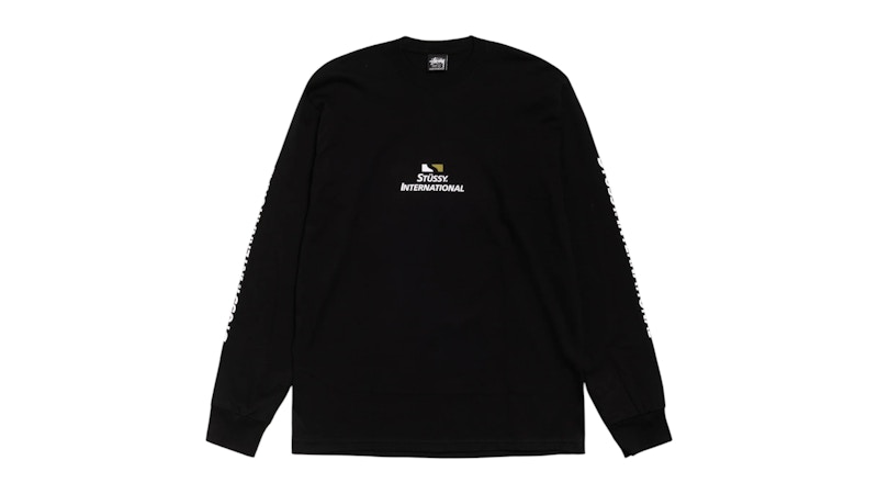 Stussy International L/S Tee Black メンズ - FW25 - JP