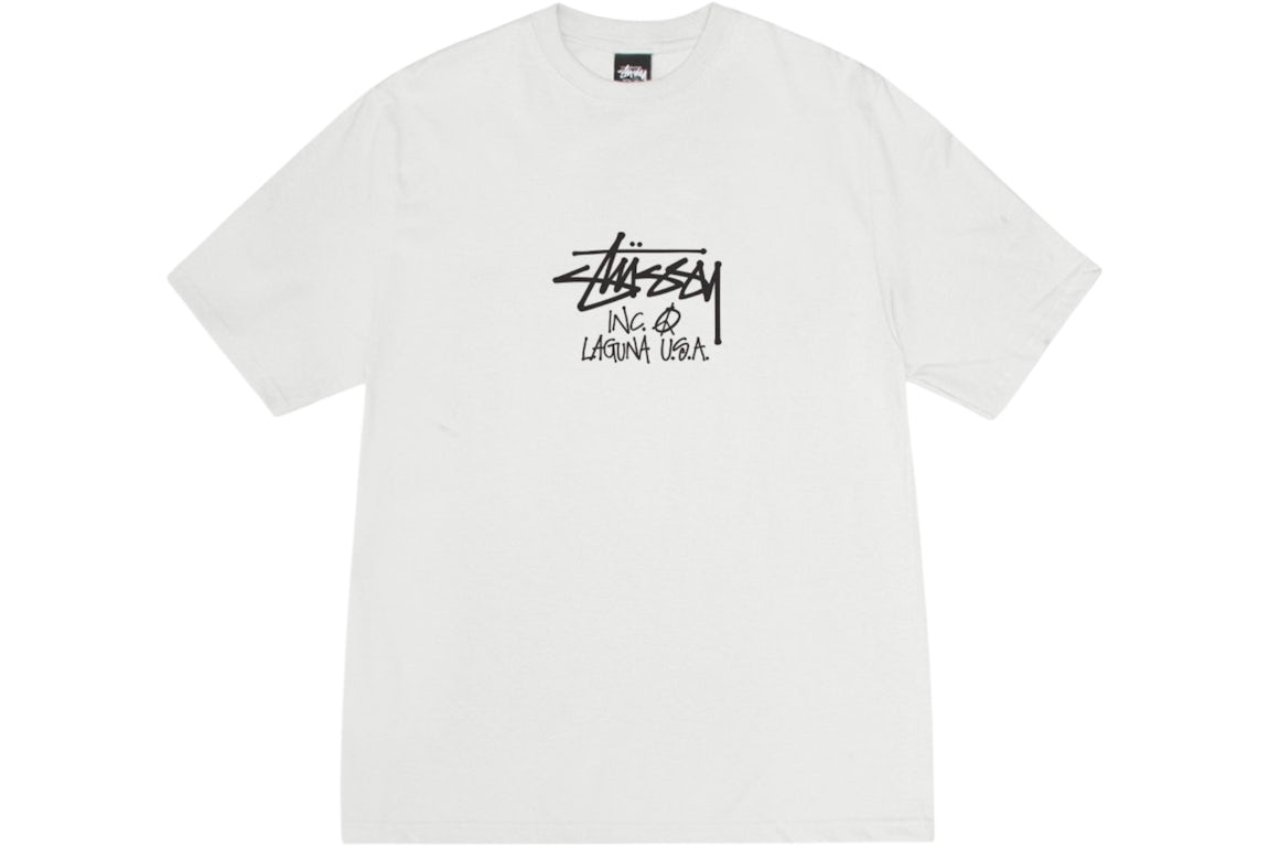 Stussy Laguna Usa Pigment Dyed T-Shirt Natural