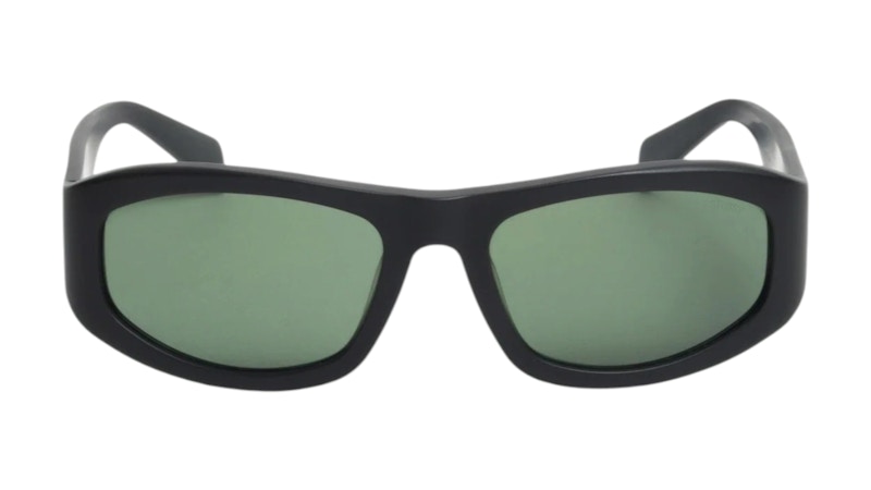 Stussy Landon Sunglasses Matte Black/Green Lens メンズ - SS26 - JP