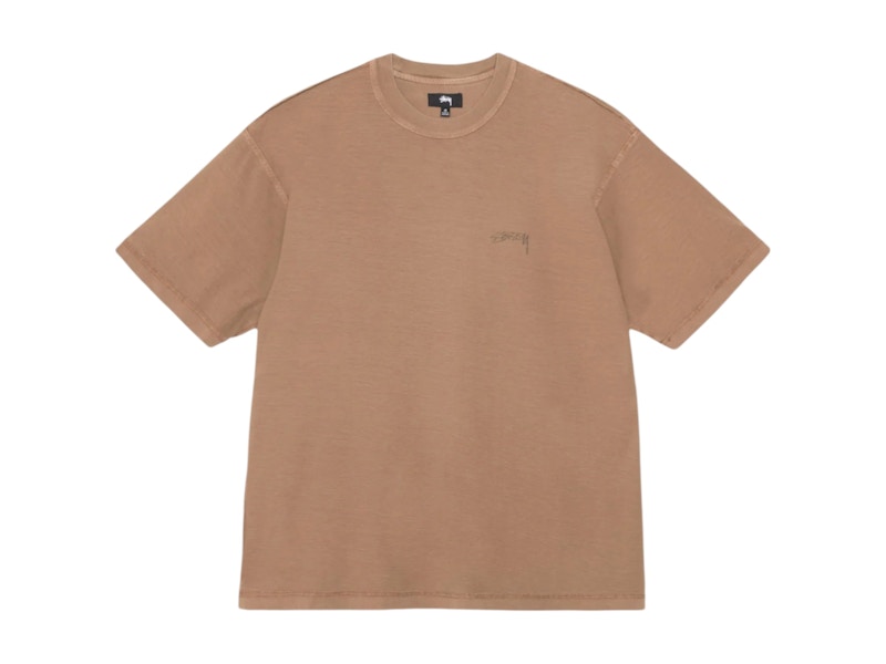 Pre-owned Stussy Men's Lazy Tee Shirt In Umber