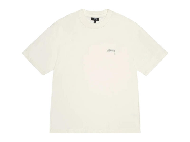 Pre-owned Stussy Men's Lazy Tee Shirt In White