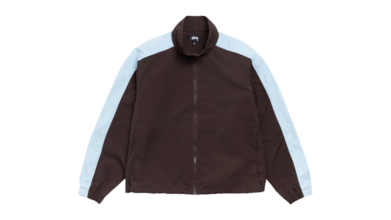 Stussy Lightweight Mock Jacket Brown Men's - SS26 - US