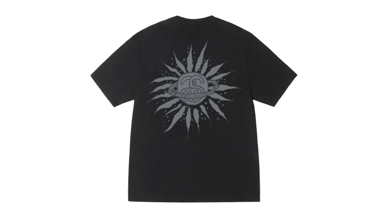 Stussy Look Beyond Pigment Dyed Tee Black Men's - SS25 - US