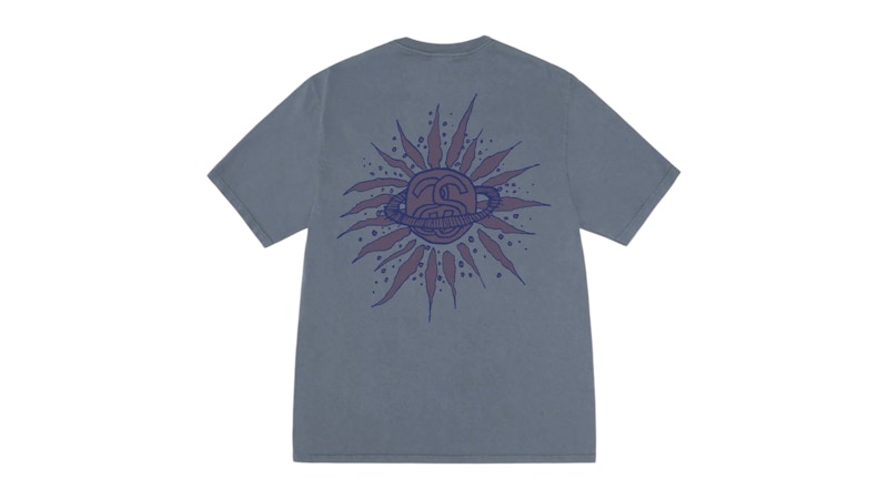 Stussy Look Beyond Pigment Dyed Tee Navy メンズ - SS25 - JP