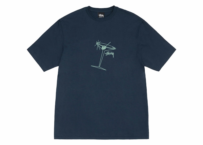 国内発送 送料関税込 日本完売 STUSSY MARTINI TEE PIGMENT DYED Martini Tee Pigment Dyed – Navy | Tees | Stüssy