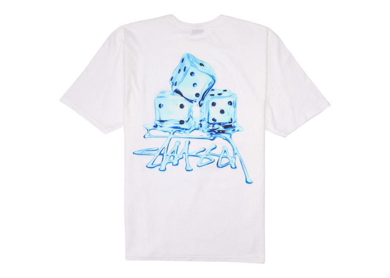 Stussy Melted Tee White - SS23 - US