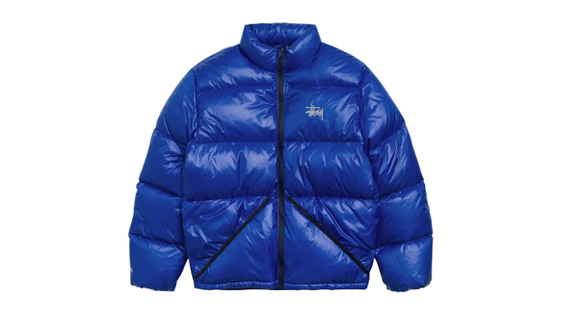 Stussy Micro Ripstop Down Jacket (FW26) Royal Blue