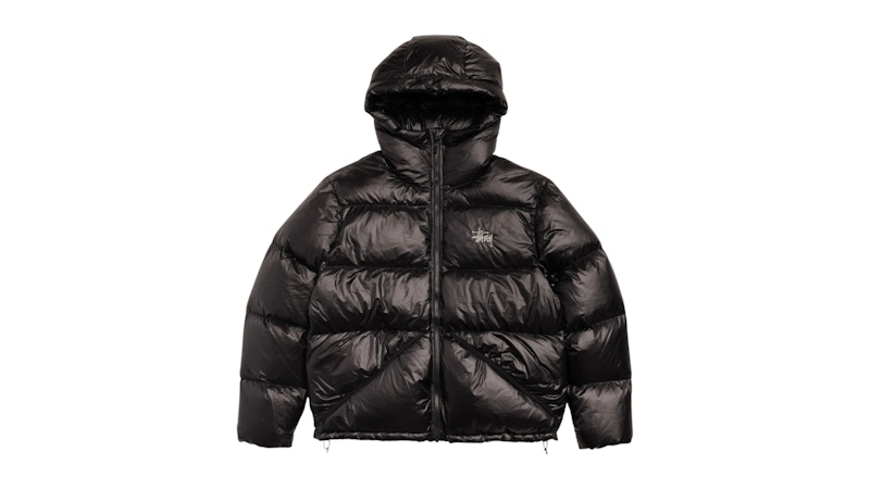 Stussy Micro Ripstop Down Parka Jet Black Men's - SS26 - US