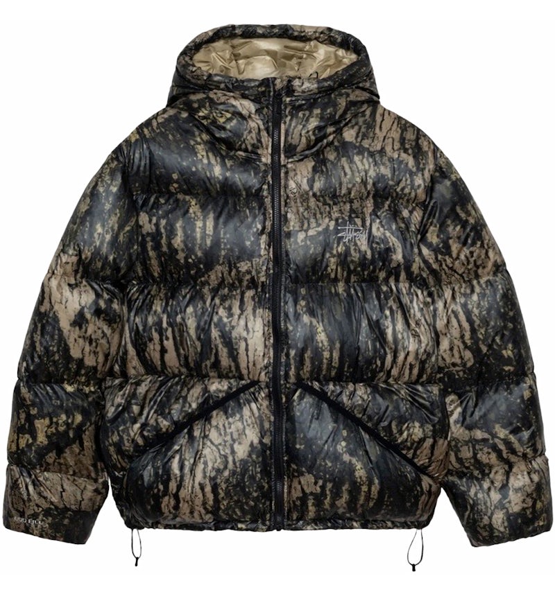 Stussy Micro Ripstop Down Parka Relic Camo Men's FW23 US
