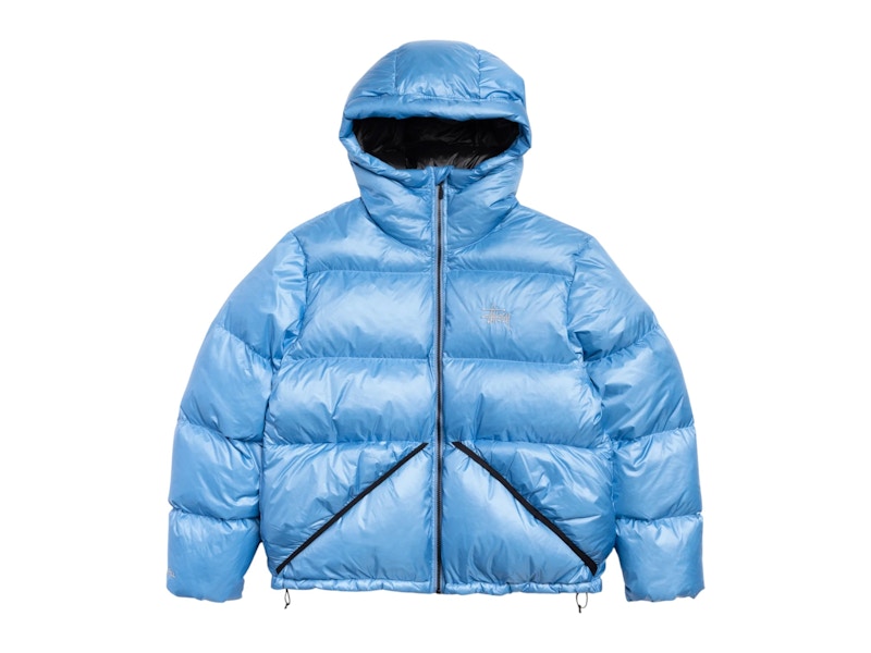 Stussy Micro Ripstop Down Parka Sky Blue Men's - FW25 - US