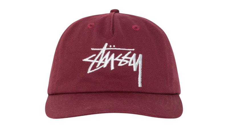 Stussy Mid-Depth Big Stock Snapback Plum メンズ - SS25 - JP